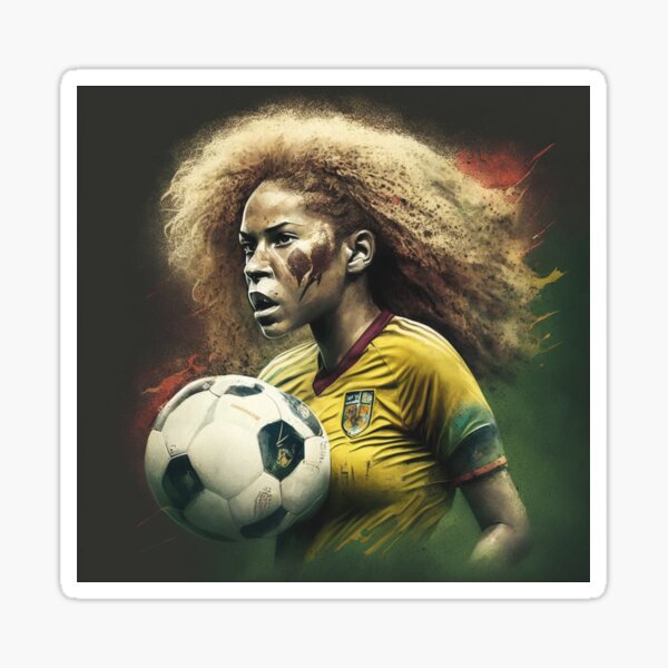 Item preview, Female Footballer Lioness | World Cup Womens Girl Power Soccer designed and sold by lildoodleshirts.