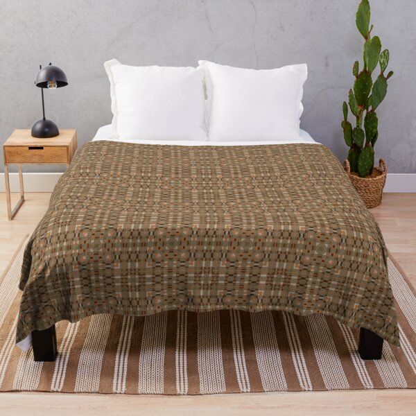 Item preview, Rustic Brown Vintage Geometry Pattern designed and sold by OpalEllery.