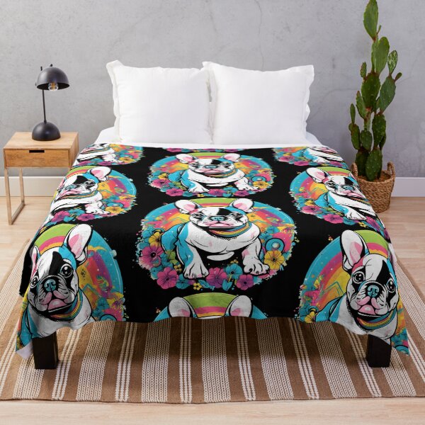 Item preview, French Bulldog Retro Vibes - Colorful designed and sold by Studio-Pixel.
