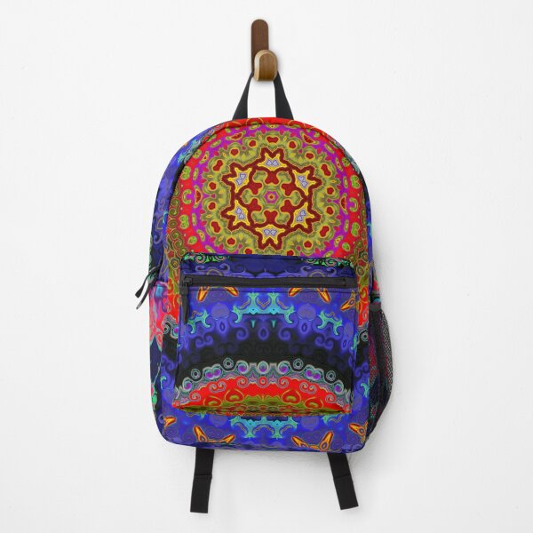 Item preview, Symmetrical Art Kaleidoscopic Vibrant Multicolor Stickers & Tees designed and sold by Neer arts.