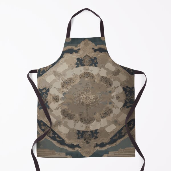 Item preview, Symmetrical Baroque Masterpiece: Close-Up Rug Illustration designed and sold by AFUNARTZ.