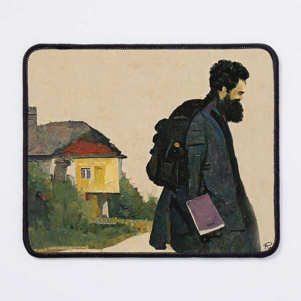 Item preview, WITH A BOOK IN HIS HANDS AND A GREAT BURDEN UPON HIS BACK designed and sold by ArtbyRolleen.