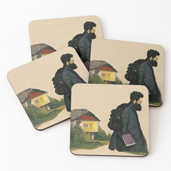 Item preview, WITH A BOOK IN HIS HANDS AND A GREAT BURDEN UPON HIS BACK designed and sold by ArtbyRolleen.