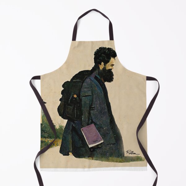 Item preview, WITH A BOOK IN HIS HANDS AND A GREAT BURDEN UPON HIS BACK designed and sold by ArtbyRolleen.