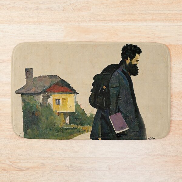 Item preview, WITH A BOOK IN HIS HANDS AND A GREAT BURDEN UPON HIS BACK designed and sold by ArtbyRolleen.