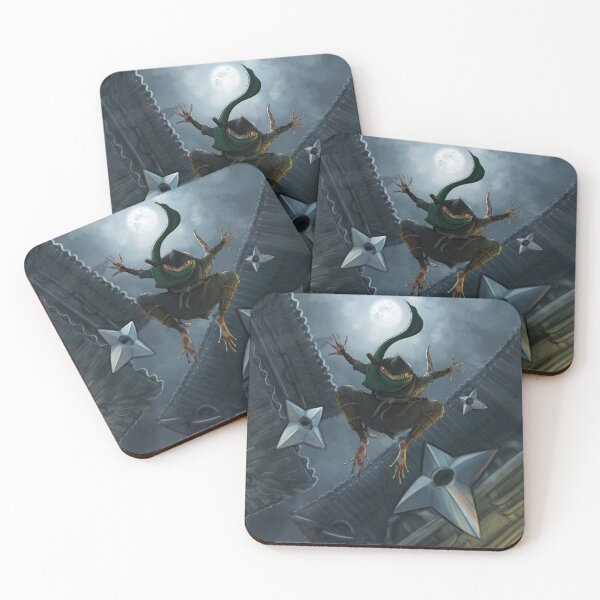 Item preview, ¡ATAQUES Ninja Gecko! designed and sold by Doppiasberla.
