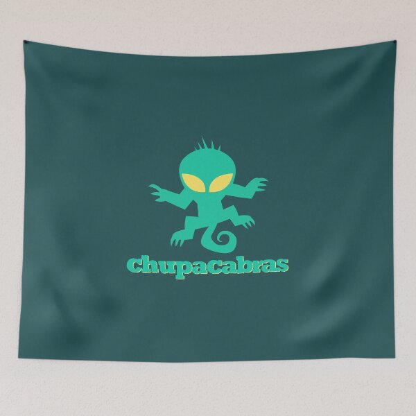 Item preview, Chupacabras Logo & Font (Emerald Green/Yellow) designed and sold by Simone Morana Cyla.