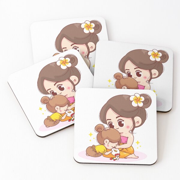 Item preview, Cute Girl Paying Respect to Her Mother designed and sold by hjian8219.