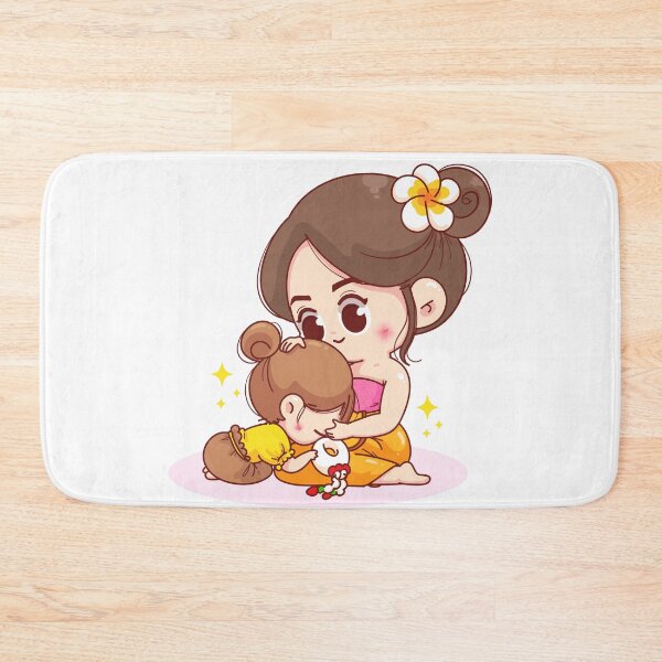 Item preview, Cute Girl Paying Respect to Her Mother designed and sold by hjian8219.