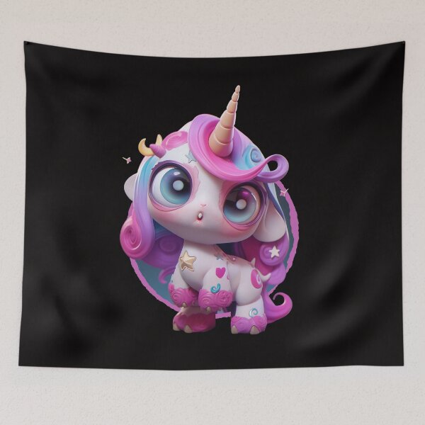 Item preview, Cute Chibi Kawaii Unicorn designed and sold by Chmielayka.