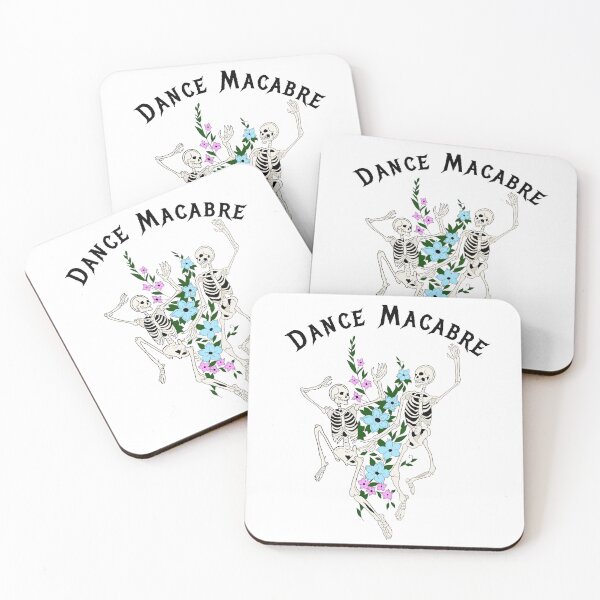 Item preview, Dance Macabre - Skeletons with Flowers designed and sold by CharlottesArtz.