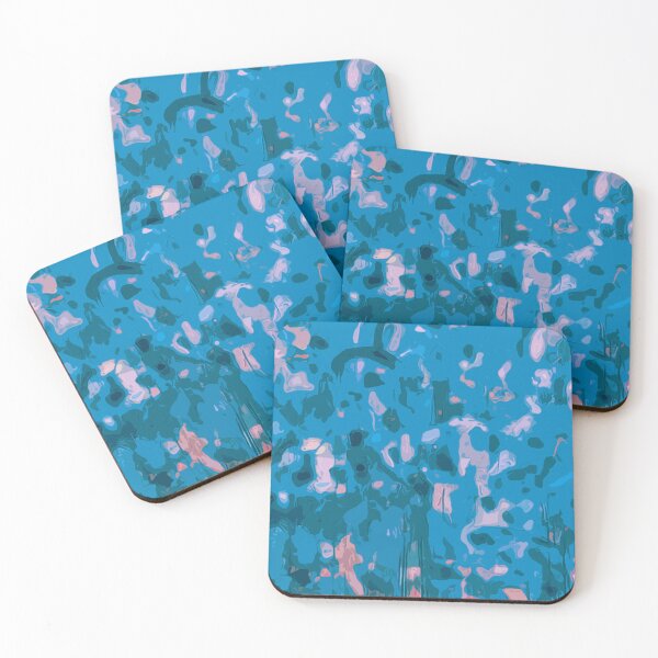 Item preview, Blue Brushstrokes of the 1980s designed and sold by GAP90.