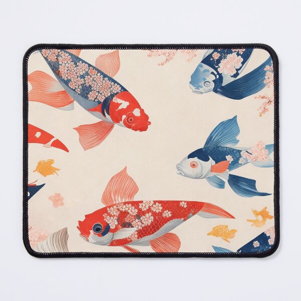 Item preview, #3 "Japanese Koi Fish Themed Design: An Artistic Tribute to Nature" designed and sold by CyberCollective.