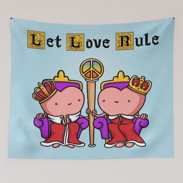 Item preview, Let Love Rule designed and sold by Made With Awesome.