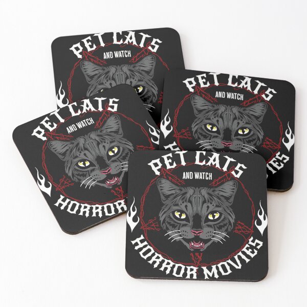 Item preview, PET CATS AND WATCH HORROR MOVIES designed and sold by DemianStipatio.