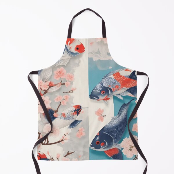 Item preview, #4 "Japanese Koi Fish Themed Design: An Artistic Tribute to Nature" designed and sold by CyberCollective.