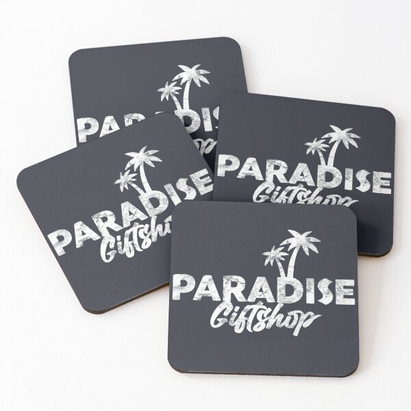 Item preview, Paradise Giftshop White Distressed Effect designed and sold by GhostlyArchaeologist's Designs.