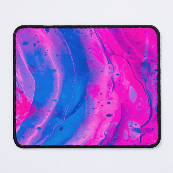 Item preview,  fluid art, pouring technique in pink and blue designed and sold by Optimystic-arts.