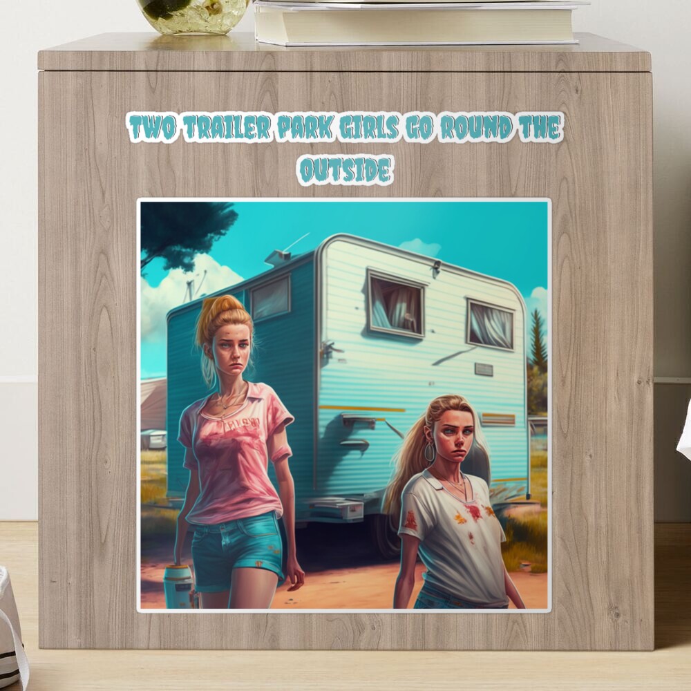 Two trailer park girls go around the outside.