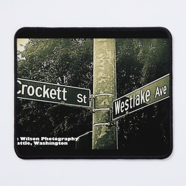 Item preview, Crockett Street & Westlake Avenue North, Seattle, Washington designed and sold by The Street Sign Store.
