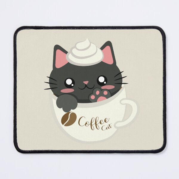 Item preview, black coffee cat designed and sold by yessebel.