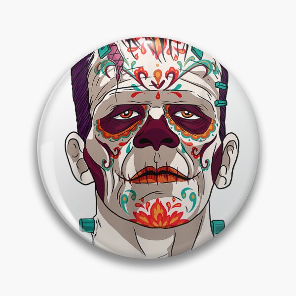 Item preview, Catrina Frankenstein Sugar Skull Horror designed and sold by AurichJohanna.