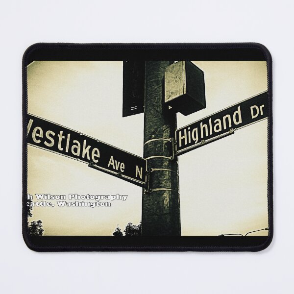 Item preview, Westlake Avenue North & Highland Drive, Seattle, Washington designed and sold by The Street Sign Store.