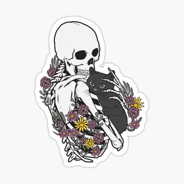 Smothered in Hugs Skeletons | Sticker