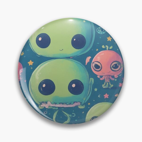 Aperçu de l'œuvre # 3 "Conception sur le thème doodle extraterrestre mignon: illustrations extraterrestres ludiques" créée et vendue par CyberCollective.