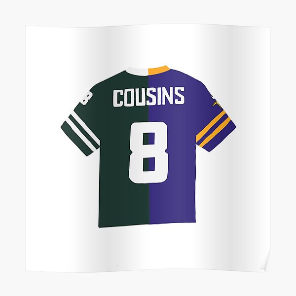 Kirk Cousins Football Paper Poster Vikings 2 - Kirk Cousins