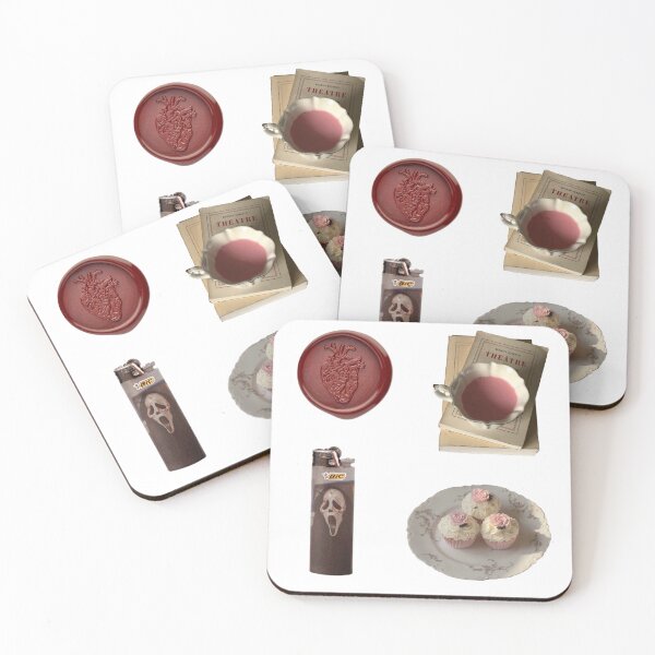 Item preview, pink light academia sticker set designed and sold by kayacobain.