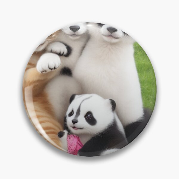 Aperçu de l'œuvre #2 "Poses d'amis animaux mignons : un design à thème ludique et adorable" créée et vendue par CyberCollective.