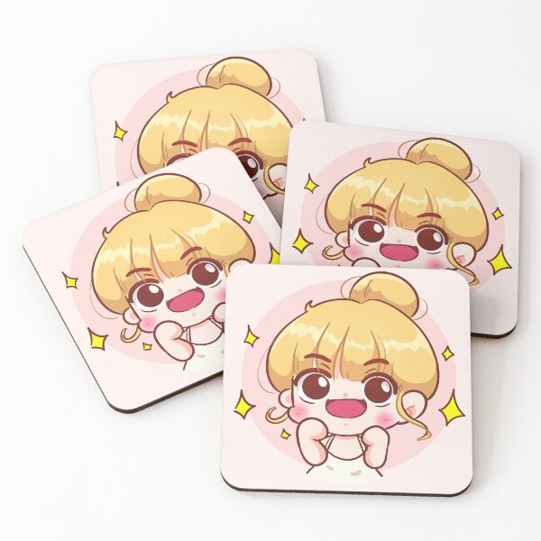 Item preview, Happy Cute Girl with a Smiling Expression - Hand-Drawn Cartoon Art Illustration designed and sold by hjian8219.