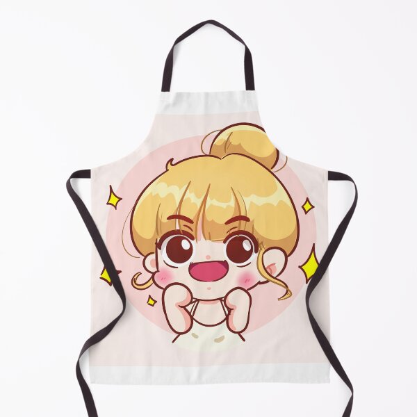 Item preview, Happy Cute Girl with a Smiling Expression - Hand-Drawn Cartoon Art Illustration designed and sold by hjian8219.
