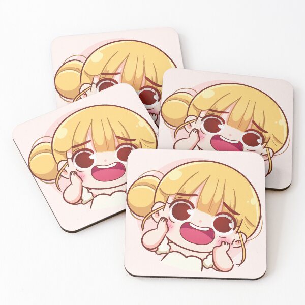 Item preview, Cheerful Cute Girl with a Smiling Expression - Hand-Drawn Cartoon Art Illustration designed and sold by hjian8219.