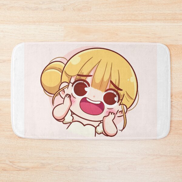 Item preview, Cheerful Cute Girl with a Smiling Expression - Hand-Drawn Cartoon Art Illustration designed and sold by hjian8219.