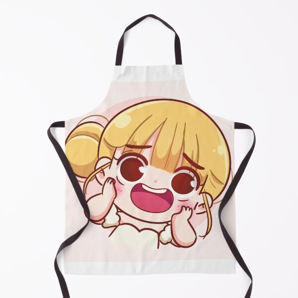 Item preview, Cheerful Cute Girl with a Smiling Expression - Hand-Drawn Cartoon Art Illustration designed and sold by hjian8219.