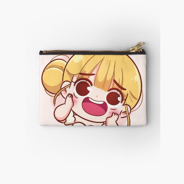 Item preview, Cheerful Cute Girl with a Smiling Expression - Hand-Drawn Cartoon Art Illustration designed and sold by hjian8219.