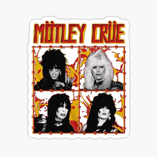 vintage motley Sticker