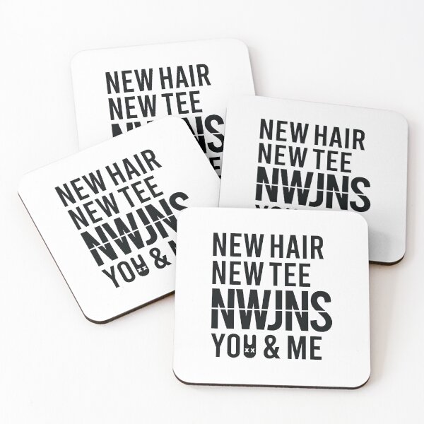 Item preview, NewJeans - New Jeans Lyrics (Black ver.) | Kpop Merch for Fans | Gift for Bunnies designed and sold by Wishful Thinking.