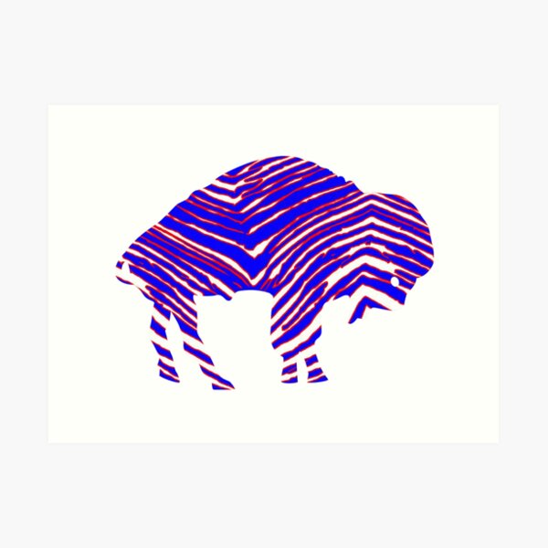 Zubaz Buffalo Football Pattern #66 Art Board Print for Sale by