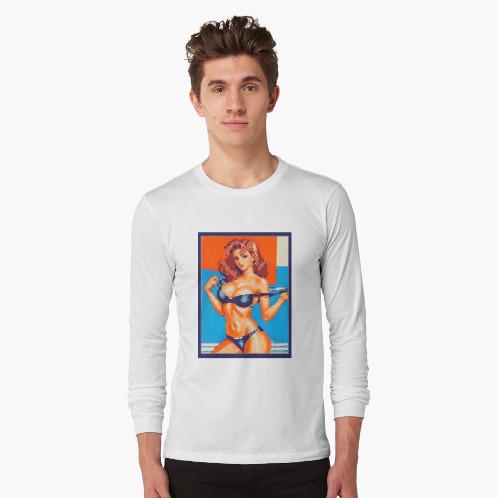 Item preview, Long Sleeve T-Shirt designed and sold by 8bitglam.