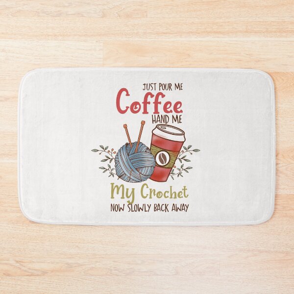 Item preview, Crochet and Coffee designed and sold by ArtMeetsPizza.