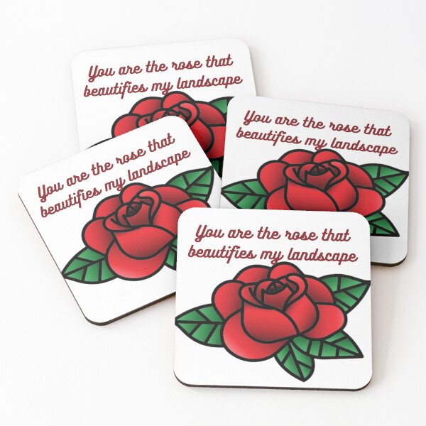 Item preview, You are the rose that beautifies my landscape designed and sold by Talpacoti.