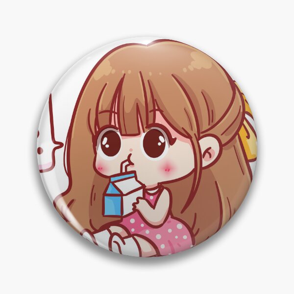 Item preview, Cute Girl Enjoying Milk - Cartoon Character Illustration designed and sold by hjian8219.