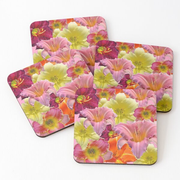 Item preview, ASSORTED COLORFUL DAY LILIES FLORAL ART designed and sold by sharlesart.