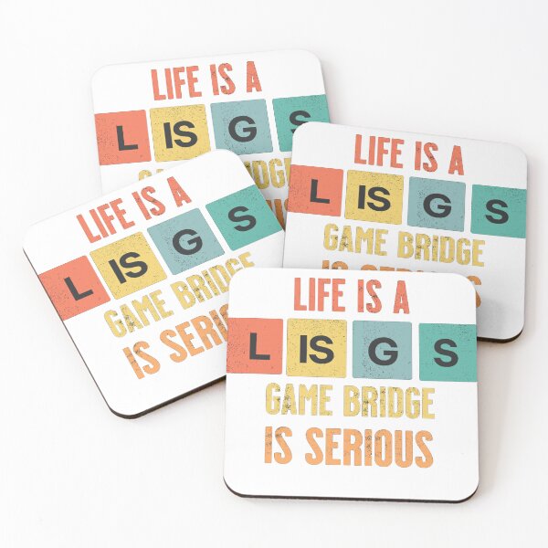 Item preview, funny, Life Is A Game Bridge Is Serious  designed and sold by Ayoub bry.