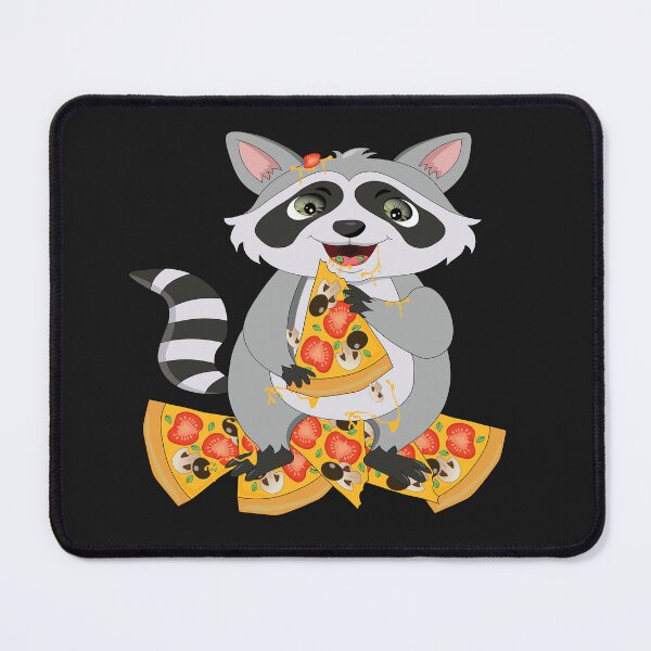 Item preview, Messy Raccoon enjoying pizza designed and sold by atedesigns.