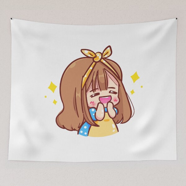Item preview, Cheerful Girl - Happy, Funny, and Positive Cartoon Character Illustration designed and sold by hjian8219.