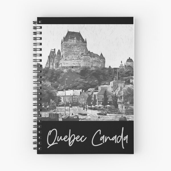 Item preview, Black and White Quebec Canada Cityscape, Canada Locations designed and sold by DiPabloStudio.